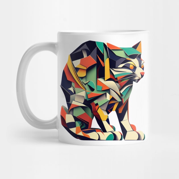 Abstract kitty by stkUA